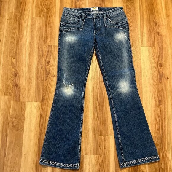Antik Denim Woman's BoHo/Bohemian Embroidered Jeans Sz 31 - Picture 1 of 12
